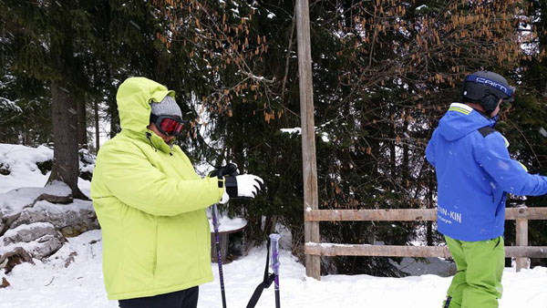 Photo 2 – Sortie à ski à La Braye (février)
