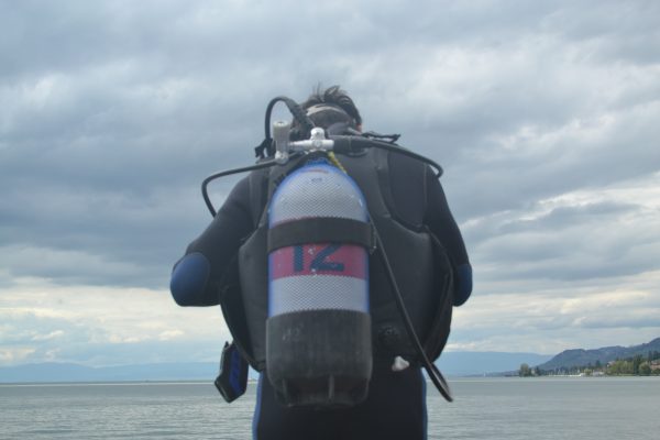 Photo 2 – AirTrack dans le lac à Montreux (23 août)