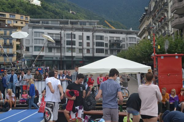Photo 6 – AirTrack dans le lac à Montreux (23 août)