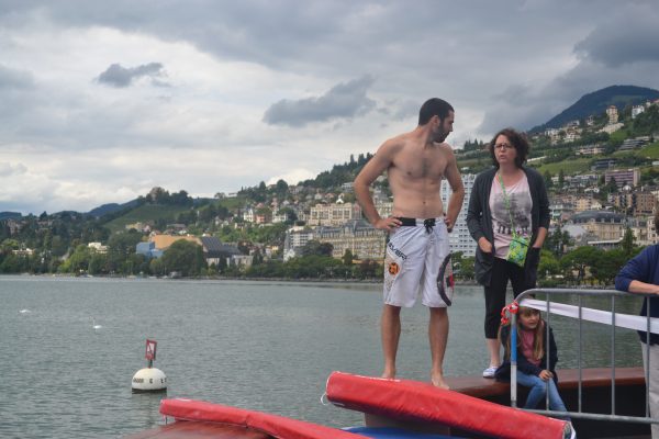 Photo 17 – AirTrack dans le lac à Montreux (23 août)