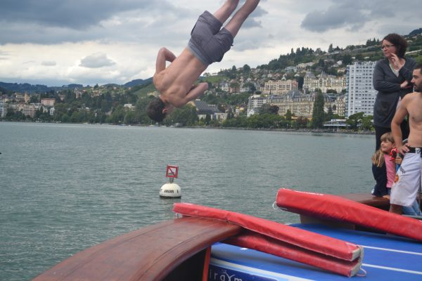 Photo 20 – AirTrack dans le lac à Montreux (23 août)